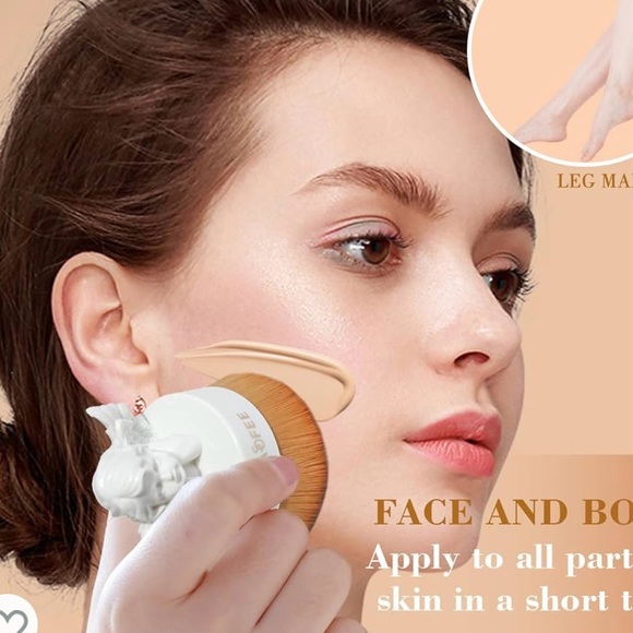 NWT. BEASOFEE Foundation Brush Flat Top. New in sealed box. Makeup Brush Kabuki - Picture 8 of 10